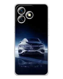 Чохол для Ulefone Note 18 Pro з картинкою «Нічний Mercedes EQ»