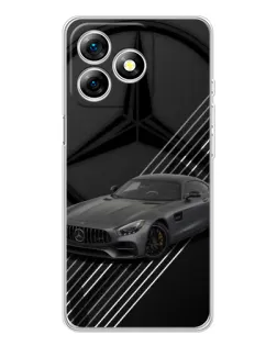 Чохол для Ulefone Note 18 Pro з картинкою «Mercedes AMG — графіка»