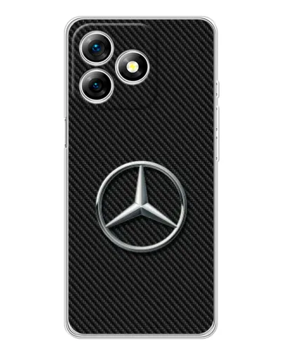 Чехол для Ulefone Note 18 Pro с картинкой «Карбоновый Mercedes стиль» Чехол для Ulefone Note 18 Pro с картинкой «Карбоновый Mercedes стиль»