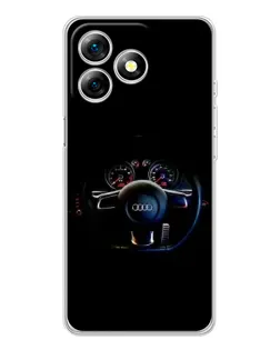 Чохол для Ulefone Note 18 Pro з картинкою «Салон Audi — кермо» Чохол для Ulefone Note 18 Pro з картинкою «Салон Audi — кермо»