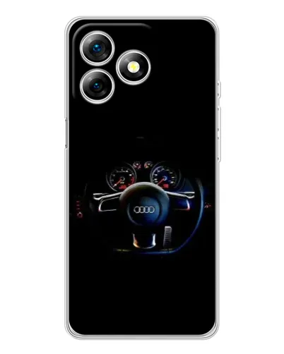 Чохол для Ulefone Note 18 Pro з картинкою «Салон Audi — кермо» Чохол для Ulefone Note 18 Pro з картинкою «Салон Audi — кермо»