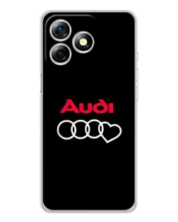 Чохол для Ulefone Note 18 Pro з картинкою «Логотип Audi Heart» Чохол для Ulefone Note 18 Pro з картинкою «Логотип Audi Heart»