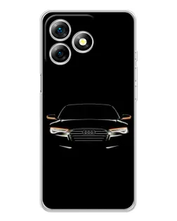 Чохол для Ulefone Note 18 Pro з картинкою «Audi — нічний контур»