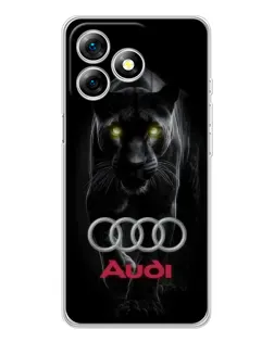 Чохол для Ulefone Note 18 Pro з картинкою «Пантера та Audi»