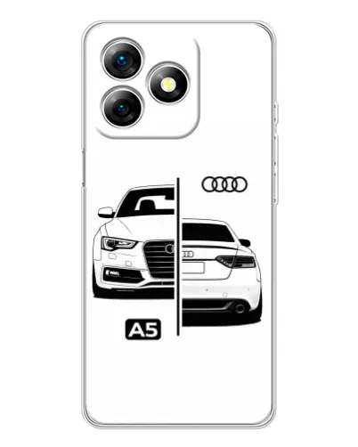 Чохол для Ulefone Note 18 Pro з картинкою «Audi — контрастний дизайн» Чохол для Ulefone Note 18 Pro з картинкою «Audi — контрастний дизайн»