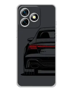 Чохол для Ulefone Note 18 Pro з картинкою «Задня частина Audi — арт»