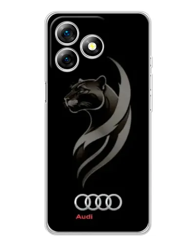 Чохол для Ulefone Note 18 Pro з картинкою «Графіка — пантера та Audi» Чохол для Ulefone Note 18 Pro з картинкою «Графіка — пантера та Audi»