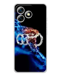 Чохол для Ulefone Note 18 Pro з картинкою «Енергія лого Audi»