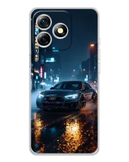 Чохол для Ulefone Note 18 Pro з картинкою «Нічне місто та Audi»