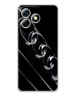 Чохол для Ulefone Note 18 Pro з картинкою «Audi — абстрактні кільця»