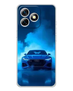 Чохол для Ulefone Note 18 Pro з картинкою «Audi — блакитна енергія»