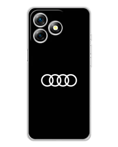 Чохол для Ulefone Note 18 Pro з картинкою «Audi White Logo» Чохол для Ulefone Note 18 Pro з картинкою «Audi White Logo»