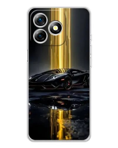 Чохол для Ulefone Note 18 Pro з картинкою «Нічний Lamborghini драйв»