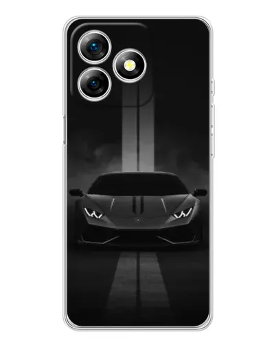 Чохол для Ulefone Note 18 Pro з картинкою «Lamborghini симетрія доріг»