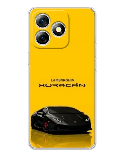 Чохол для Ulefone Note 18 Pro з картинкою «Lamborghini Huracan чорний»
