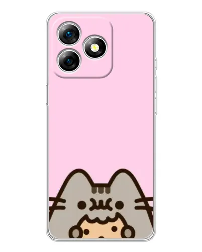 Чехол для Ulefone Note 18 Pro с картинкой «Pusheen и печенье» Чехол для Ulefone Note 18 Pro с картинкой «Pusheen и печенье»