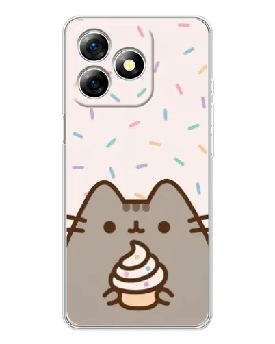 Чехол для Ulefone Note 18 Pro с картинкой «Пушин с кексом» Чехол для Ulefone Note 18 Pro с картинкой «Пушин с кексом»