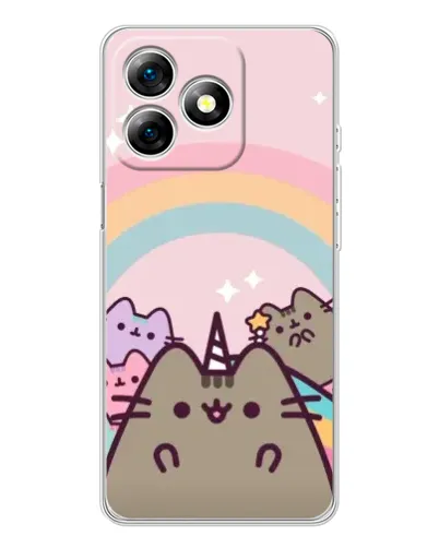 Чехол для Ulefone Note 18 Pro с картинкой «Единорог Pusheen» Чехол для Ulefone Note 18 Pro с картинкой «Единорог Pusheen»