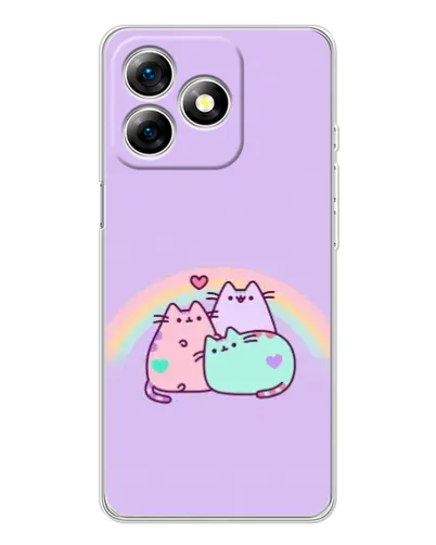 Чехол для Ulefone Note 18 Pro с картинкой «Радужные Пушины» Чехол для Ulefone Note 18 Pro с картинкой «Радужные Пушины»