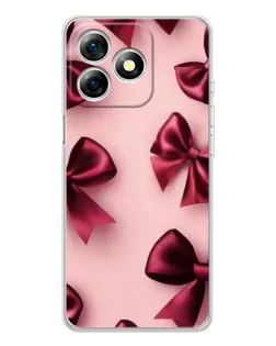 Чохол для Ulefone Note 18 Pro з картинкою «Бордовий атлас»