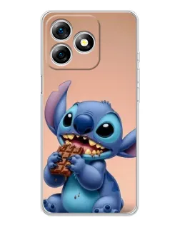 Чехол для Ulefone Note 18 Pro с картинкой «Стич ест шоколад» Чехол для Ulefone Note 18 Pro с картинкой «Стич ест шоколад»