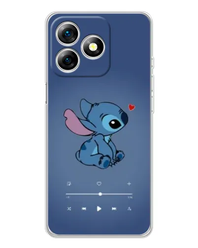 Чехол для Ulefone Note 18 Pro с картинкой «Музыкальный Stitch»