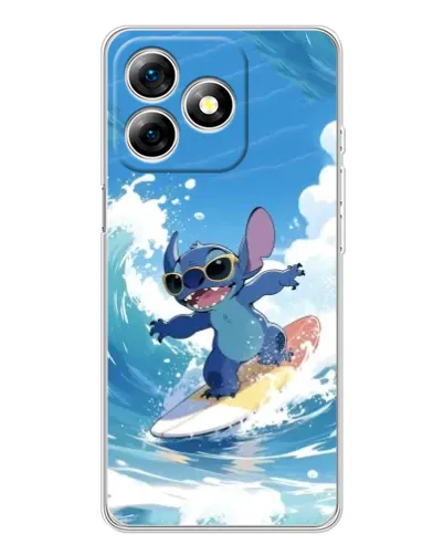 Чехол для Ulefone Note 18 Pro с картинкой «Стич на волне»