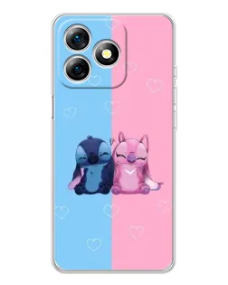 Чехол для Ulefone Note 18 Pro с картинкой «Stitch и Angel Love» Чехол для Ulefone Note 18 Pro с картинкой «Stitch и Angel Love»
