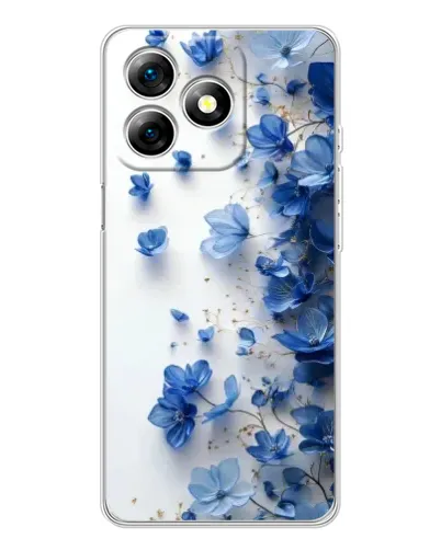Чохол для Ulefone Note 18 Pro з картинкою «Блакитний квітковий каскад» Чохол для Ulefone Note 18 Pro з картинкою «Блакитний квітковий каскад»