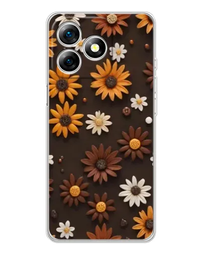Чохол для Ulefone Note 18 Pro з картинкою «Візерунок з маленьких соняшників» Чохол для Ulefone Note 18 Pro з картинкою «Візерунок з маленьких соняшників»