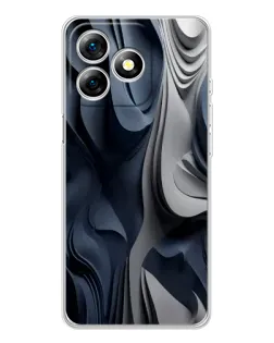 Чохол для Ulefone Note 18 Pro з картинкою «Об'ємні сині складки» Чохол для Ulefone Note 18 Pro з картинкою «Об'ємні сині складки»