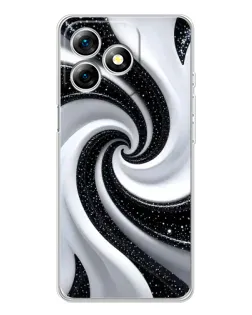 Чохол для Ulefone Note 18 Pro з картинкою «Чорно-біла спіраль» Чохол для Ulefone Note 18 Pro з картинкою «Чорно-біла спіраль»