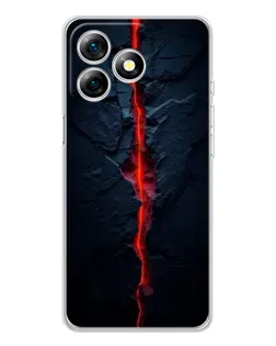 Чохол для Ulefone Note 18 Pro з картинкою «Червона лавова тріщина»