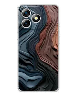 Чохол для Ulefone Note 18 Pro з картинкою «Кольорові хвилі каньйону»