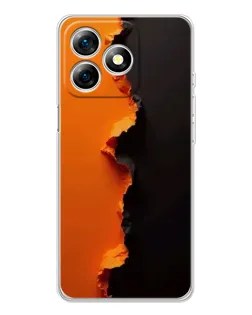 Чохол для Ulefone Note 18 Pro з картинкою «Помаранчевий розлом»