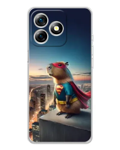 Чехол для Ulefone Note 18 Pro с картинкой «Капи-мен супергерой» Чехол для Ulefone Note 18 Pro с картинкой «Капи-мен супергерой»