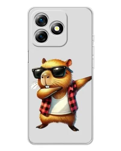 Чехол для Ulefone Note 18 Pro с картинкой «Капибара рэпер даб» Чехол для Ulefone Note 18 Pro с картинкой «Капибара рэпер даб»