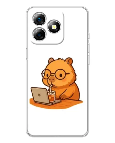 Чехол для Ulefone Note 18 Pro с картинкой «Капибара с ноутбуком» Чехол для Ulefone Note 18 Pro с картинкой «Капибара с ноутбуком»