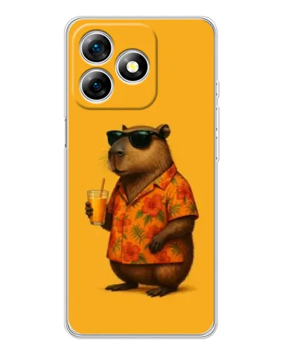 Чехол для Ulefone Note 18 Pro с картинкой «Капибара на отдыхе» Чехол для Ulefone Note 18 Pro с картинкой «Капибара на отдыхе»
