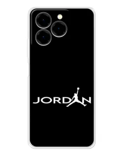Чехол для Ulefone Note 20 Pro с картинкой «Jordan White Logo» Чехол для Ulefone Note 20 Pro с картинкой «Jordan White Logo»