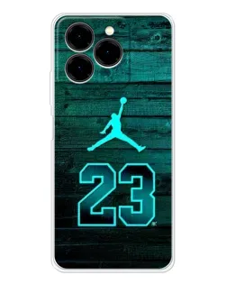 Чехол для Ulefone Note 20 Pro с картинкой «Jordan Cyan 23» Чехол для Ulefone Note 20 Pro с картинкой «Jordan Cyan 23»