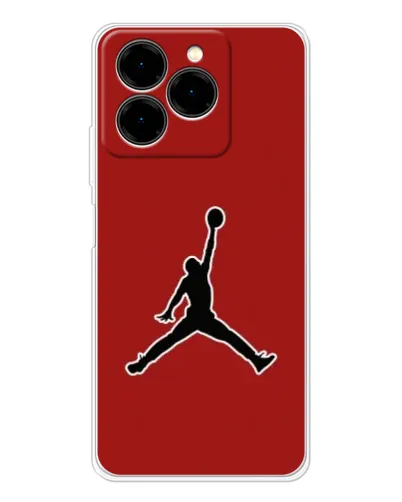 Чехол для Ulefone Note 20 Pro с картинкой «Jordan Red Back»
