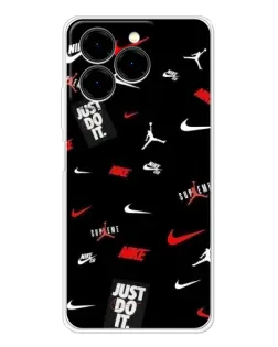 Чехол для Ulefone Note 20 Pro с картинкой «Nike Mix Pattern» Чехол для Ulefone Note 20 Pro с картинкой «Nike Mix Pattern»