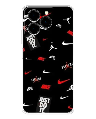 Чехол для Ulefone Note 20 Pro с картинкой «Nike Mix Pattern»