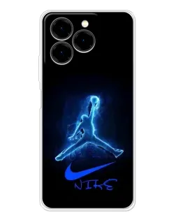 Чехол для Ulefone Note 20 Pro с картинкой «Jordan Neon Blue» Чехол для Ulefone Note 20 Pro с картинкой «Jordan Neon Blue»