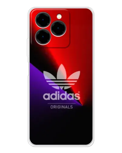 Чехол для Ulefone Note 20 Pro с картинкой «Adidas Red Neon»