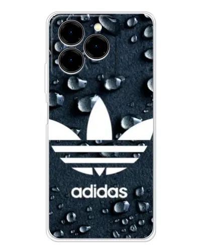 Чехол для Ulefone Note 20 Pro с картинкой «Adidas Trefoil Blue»