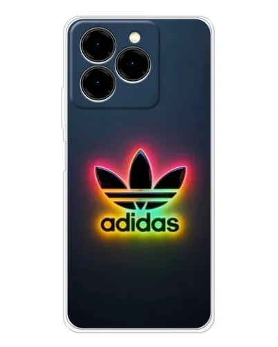 Чехол для Ulefone Note 20 Pro с картинкой «Неоновый Adidas»