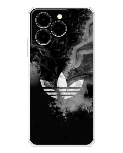 Чехол для Ulefone Note 20 Pro с картинкой «Абстрактный дым Adidas»