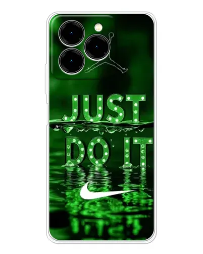 Чехол для Ulefone Note 20 Pro с картинкой «Зеленый неоновый Nike»